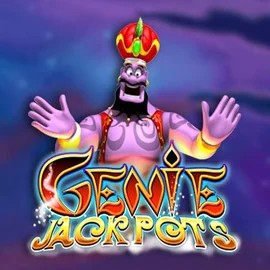 Genie Jackpots slot logo by Blueprint Gaming at Thorfortune Casino