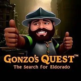 Logo of Gonzo's Quest from NetEnt at Thorfortune Casino