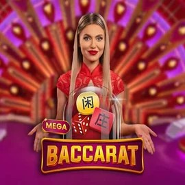 Mega Baccarat by Pragmatic Play, showcased at thorfortunecasinoo.com – game logo