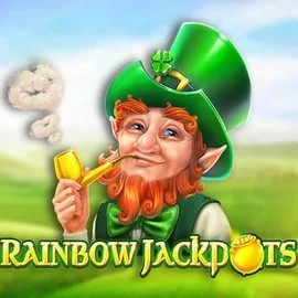 Rainbow Jackpots slot visual from Red Tiger Gaming available on thorfortunecasinoo.com