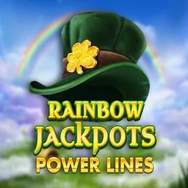 Official Jackpots logo: Rainbow Jackpots Power Lines by Red Tiger Gaming at Thorfortune Casino