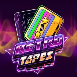 Logo of Retro Tapes from Push Gaming at Thorfortune Casino