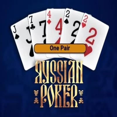 Russian Poker logo by OneTouch Games at Thorfortune Casino