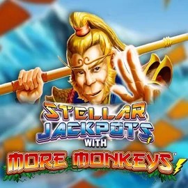 Stellar Jackpots with More Monkeys slot icon by Lightning Box Game, available at Thorfortune Casino