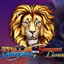 Stellar Jackpots with Serengeti Lions logo by Lightning Box Game at Thorfortune Casino